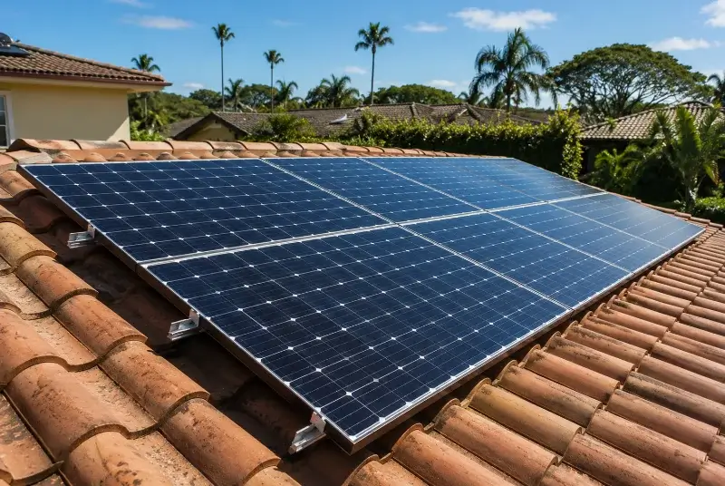 Installation de panneaux solaires à Joux